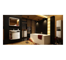 Зеркало с подсветкой белый глянец 78х68 см Ravak Rosa M 780 R X000000332