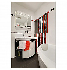 Зеркало с подсветкой strip onyx/белый 78х68 см Ravak Rosa M 780 R X000000315