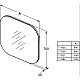 Приобрести Зеркало 80х70 Ideal Standard SoftMood T7826BH в магазине сантехники Santeh-Crystal.ru