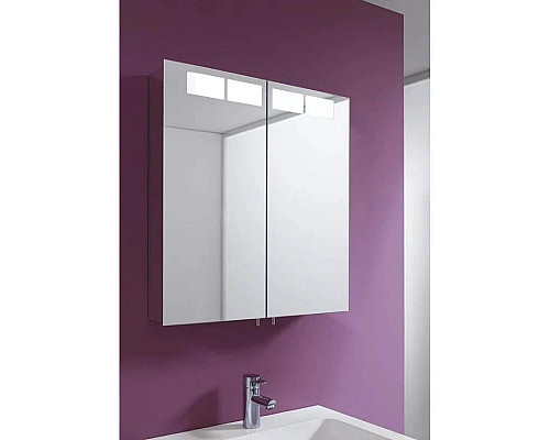 Купить Зеркальный шкаф с люминесцентной подсветкой 66,5х70 см KEUCO Royal T1 12602171301 в магазине сантехники Santeh-Crystal.ru