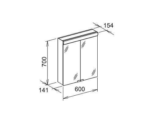 Santeh-Crystal.ru: Зеркальный шкаф с люминесцентной подсветкой 60х70 см Keuco Royal 10 05402171301 Купить Зеркальный шкаф с люминесцентной подсветкой 60х70 см Keuco Royal 10 05402171301 в магазине сантехники Santeh-Crystal.ru