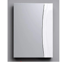 Зеркальный шкаф 50х70 см белый глянец Aqwella Samba Sam.04.05