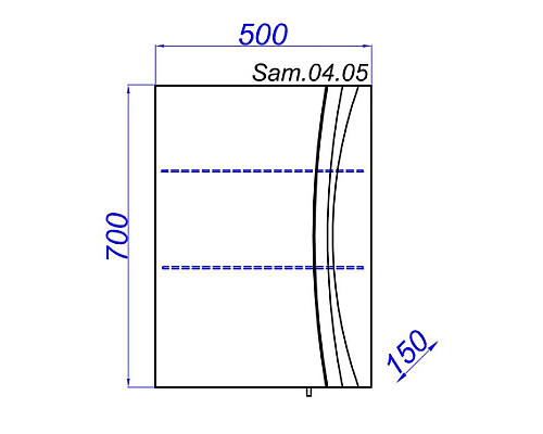 Santeh-Crystal.ru: Зеркальный шкаф 50х70 см белый глянец Aqwella Samba Sam.04.05 Приобрести Зеркальный шкаф 50х70 см белый глянец Aqwella Samba Sam.04.05 в магазине сантехники Santeh-Crystal.ru