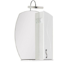 Зеркальный шкаф 61,4х80,9 см белый Aquanet Моника 00186773