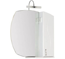 Зеркальный шкаф 75,4х82,4 см белый Aquanet Моника 00186774