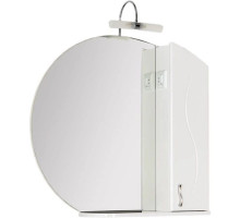 Зеркальный шкаф 88х84,9 см белый Aquanet Моника 00186775