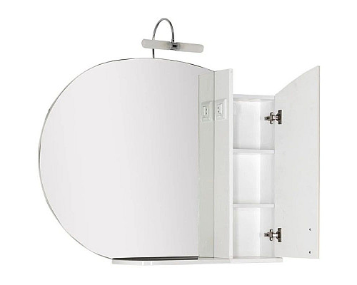 Santeh-Crystal.ru: Зеркальный шкаф 108х84,9 см белый Aquanet Моника 00186776 Купить Зеркальный шкаф 108х84,9 см белый Aquanet Моника 00186776 в магазине сантехники Santeh-Crystal.ru