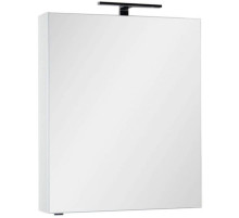 Зеркальный шкаф 70х85 см белый Aquanet Алвита 00184038