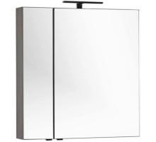 Зеркальный шкаф 79,8х85 см дуб антик Aquanet Эвора 00182741