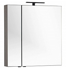 Зеркальный шкаф 79,8х85 см дуб антик Aquanet Эвора 00182741