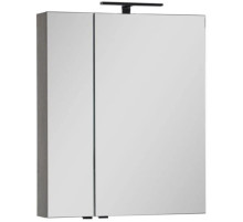 Зеркальный шкаф 69,8х85 см дуб антик Aquanet Эвора 00182997