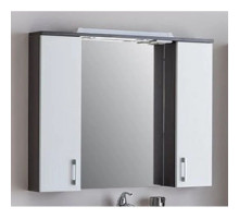 Зеркальный шкаф 100х74,6 см венге/белый Aquanet Тиана 00172679