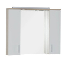 Зеркальный шкаф 90х74,6 см светлый дуб/белый Aquanet Тиана 00172807