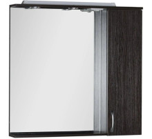 Зеркальный шкаф 90х87 см с подсветкой венге Aquanet Донна 00169179