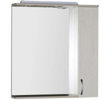 Зеркальный шкаф 80х87 см с подсветкой белый дуб Aquanet Донна 00169039