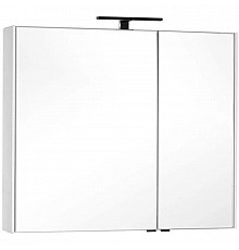 Зеркальный шкаф 99,5х85,1 см белый Aquanet Тулон 00183393