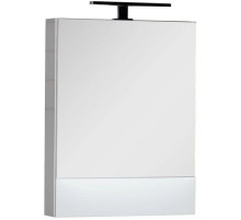 Зеркальный шкаф 58х67 см белый Aquanet Нота 00165370