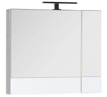 Зеркальный шкаф 75х67 см белый Aquanet Нота 00165130