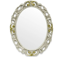 Зеркало 72х92 см слоновая кость/золото Tiffany World TW03642avorio/oro