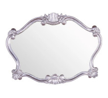 Зеркало 91х70 см глянцевое серебро Tiffany World TW02031arg.brillante