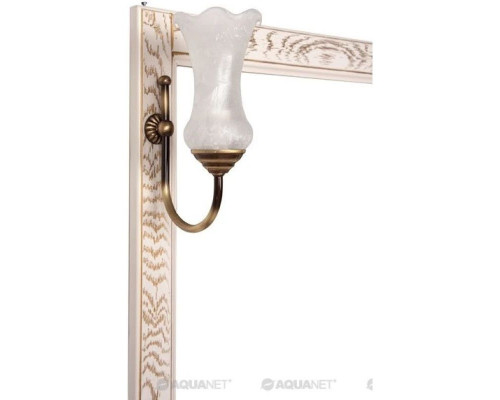 Приобрести Зеркало 106,2х90,1 см жасмин/золото Aquanet Тесса 00185817 в магазине сантехники Santeh-Crystal.ru