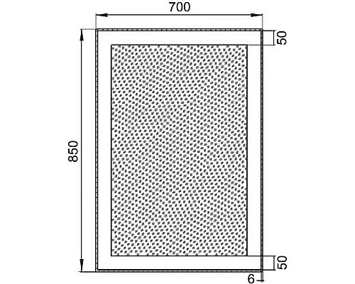 Купить Зеркало с подсветкой 70х85 см Aquanet Алассио 00196633 в магазине сантехники Santeh-Crystal.ru