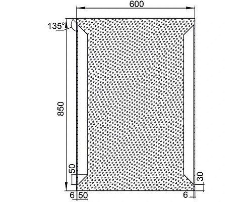 Заказать Зеркало с подсветкой 60х85 см Aquanet Сорренто 00196648 в магазине сантехники Santeh-Crystal.ru