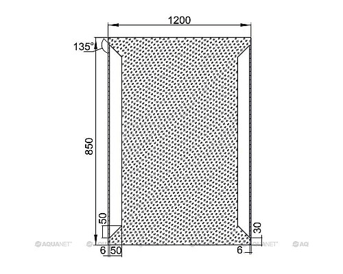 Заказать Зеркало с подсветкой 120х85 см Aquanet Сорренто 00196656 в магазине сантехники Santeh-Crystal.ru
