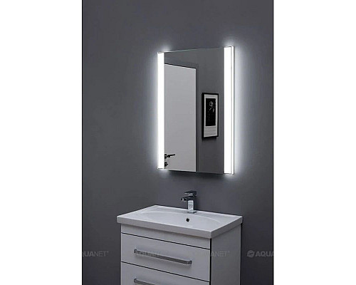 Купить Зеркало с подсветкой 70х85 см Aquanet Форли 00196658 в магазине сантехники Santeh-Crystal.ru
