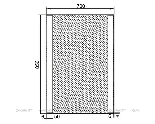 Купить Зеркало с подсветкой 70х85 см Aquanet Форли 00196658 в магазине сантехники Santeh-Crystal.ru