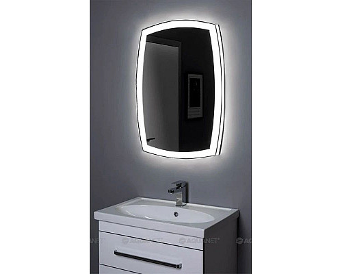 Купить Зеркало с подсветкой 70х85 см Aquanet Тоскана 00196664 в магазине сантехники Santeh-Crystal.ru