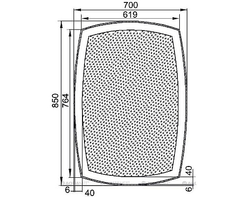 Купить Зеркало с подсветкой 70х85 см Aquanet Тоскана 00196664 в магазине сантехники Santeh-Crystal.ru