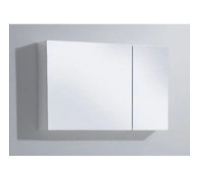 Зеркальный шкаф 80х50 см темно-серый глянец BelBagno BB800PAC/TL