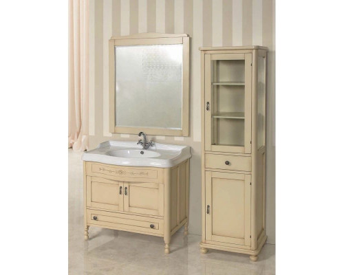 Купить Зеркало 86х102 см бежевый BelBagno Novanta BB01S/PBA в магазине сантехники Santeh-Crystal.ru