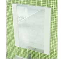 Зеркало 70х80 см белый глянец  Comforty Флоренция 00003127386