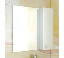Зеркальный шкаф 70х75 см белый глянец Comforty Флоренция 00003130350