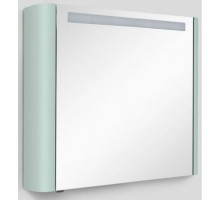 Зеркальный шкаф 80х70 см мятный глянец R Am.Pm Sensation M30MCR0801GG