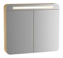 Зеркальный шкаф 80х70 см дуб Vitra Sento 60896