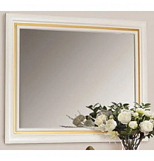 Зеркало 95х75 см слоновая кость золотая патина Atoll Джулия