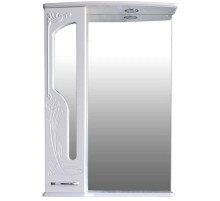 Зеркальный шкаф 65х93,5 см белый глянец Atoll Барселона