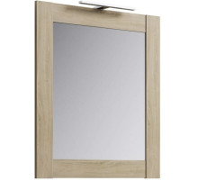 Зеркало 70х80 см с подсветкой дуб сонома Aqwella 5 Stars Symphony Sim.02.07/DS