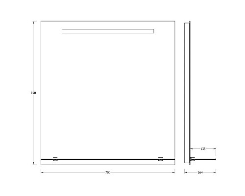 Santeh-Crystal.ru: Зеркало 70х75 см Evoform Ledline-S BY 2155 Приобрести Зеркало 70х75 см Evoform Ledline-S BY 2155 в магазине сантехники Santeh-Crystal.ru