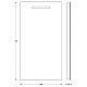 Купить Зеркало 40х75 см Evoform Ledline BY 2100 в магазине сантехники Santeh-Crystal.ru