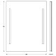 Купить Зеркало 60х75 см Evoform Ledline BY 2315 в магазине сантехники Santeh-Crystal.ru
