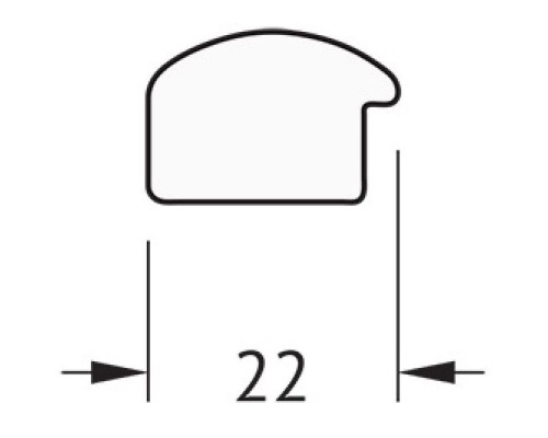 Заказать Зеркало 68х128 см орех Evoform Definite BY 0740 в магазине сантехники Santeh-Crystal.ru