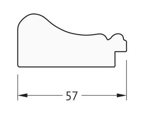 Заказать Зеркало 54х74 см беленый дуб Evoform Definite BY 0796 в магазине сантехники Santeh-Crystal.ru