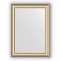 Зеркало 55х75 см золотые бусы на серебре Evoform Definite BY 0797