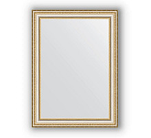 Зеркало 55х75 см золотые бусы на серебре Evoform Definite BY 0797