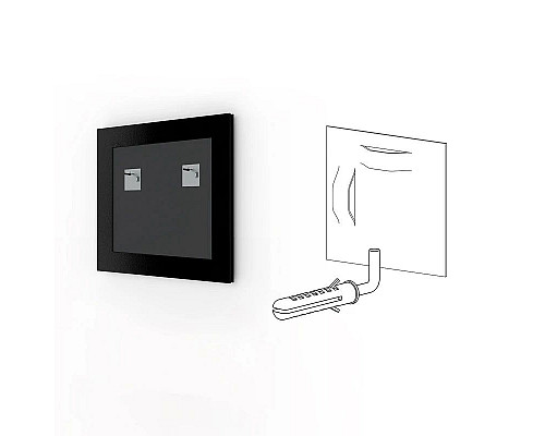 Купить Зеркало 60х80 см алюминий Evoform Definite BY 3058 в магазине сантехники Santeh-Crystal.ru