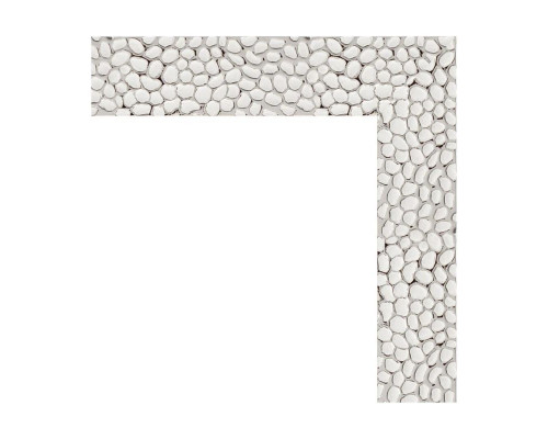 Приобрести Зеркало 51х141 см чеканка белая Evoform Definite BY 3098 в магазине сантехники Santeh-Crystal.ru